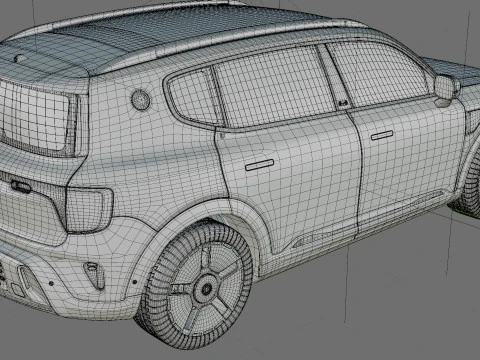 Smart 5 2025 with interior 3D Model