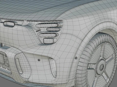 Smart 5 2025 with interior 3D Model