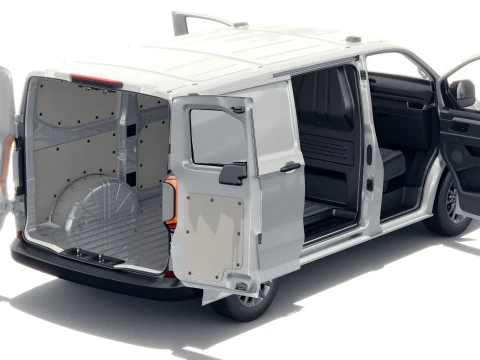 Volkswagen Transporter T7 Panel Van with interior 3D Model