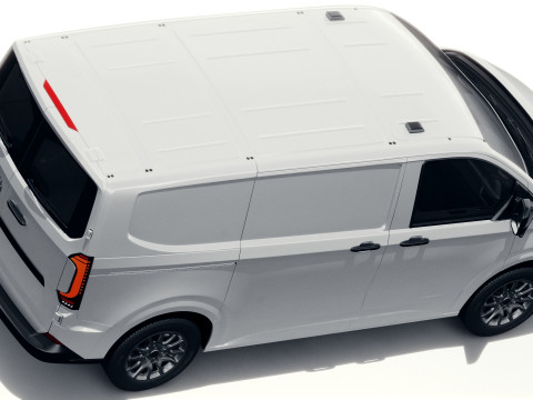 Volkswagen Transporter T7 Panel Van with interior 3D 모델