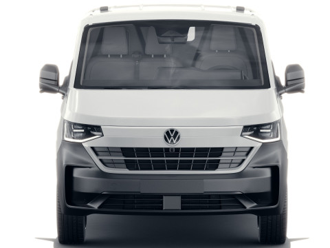 Volkswagen Transporter T7 Panel Van with interior 3D 모델