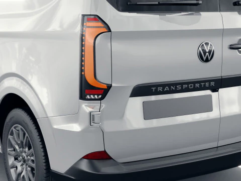 Volkswagen Transporter T7 Panel Van with interior 3D Model