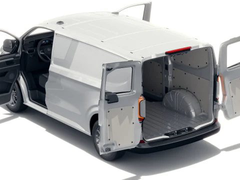 Volkswagen Transporter T7 Panel Van with interior 3D Model