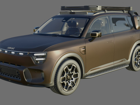 Smart 5 Summit Edition 2025 with interior Modelo 3D