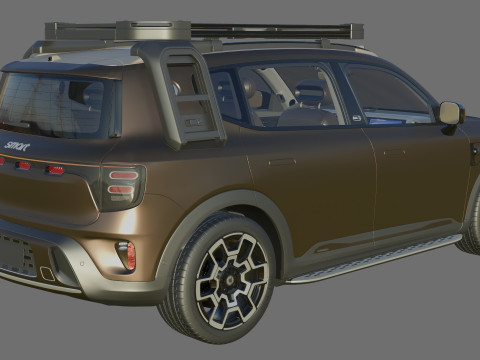Smart 5 Summit Edition 2025 with interior Modelo 3D