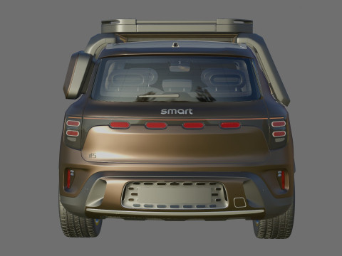 Smart 5 Summit Edition 2025 with interior Modelo 3D