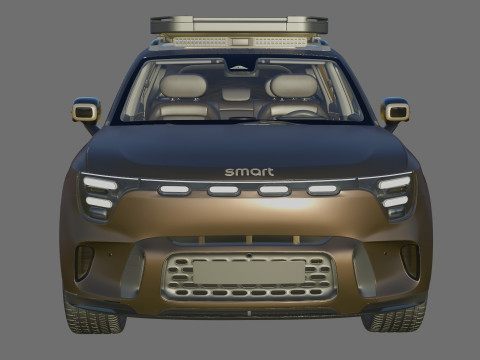 Smart 5 Summit Edition 2025 with interior Modelo 3D