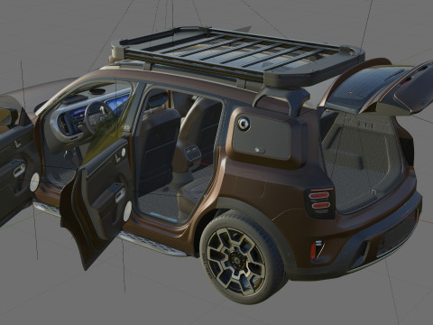 Smart 5 Summit Edition 2025 with interior Modelo 3D