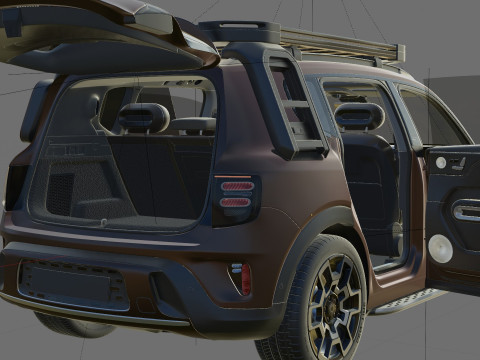 Smart 5 Summit Edition 2025 with interior Modelo 3D