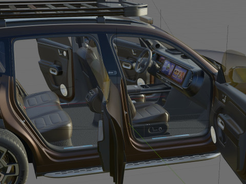 Smart 5 Summit Edition 2025 with interior Modelo 3D