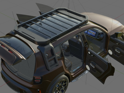 Smart 5 Summit Edition 2025 with interior Modelo 3D