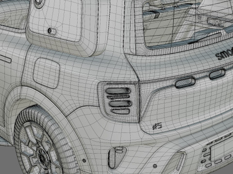 Smart 5 Summit Edition 2025 with interior Modelo 3D