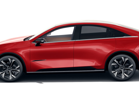 Mazda 6e EZ-6 2025 with interior Modello 3D