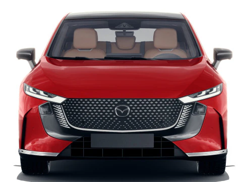 Mazda 6e EZ-6 2025 avec int&eacute;rieur Modèle 3D