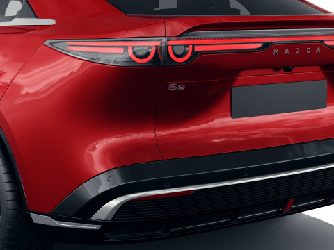 Mazda 6e EZ-6 2025 with interior Modello 3D
