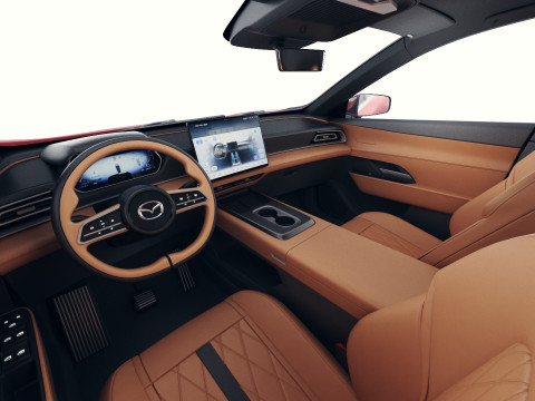 Mazda 6e EZ-6 2025 with interior Modello 3D