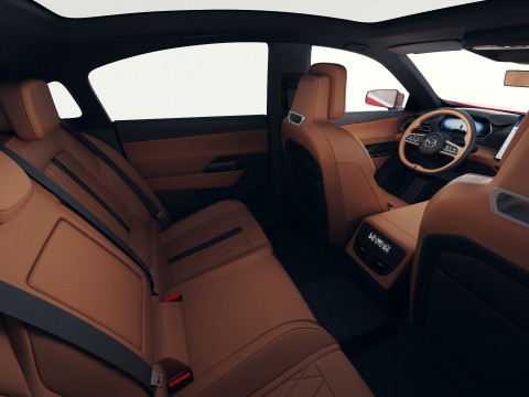 Mazda 6e EZ-6 2025 with interior Modello 3D