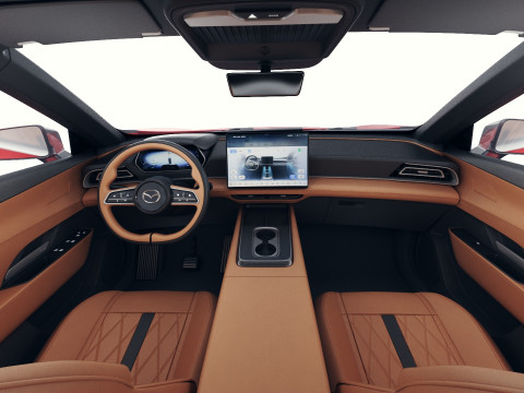 Mazda 6e EZ-6 2025 with interior Modello 3D