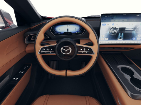 Mazda 6e EZ-6 2025 with interior Modello 3D
