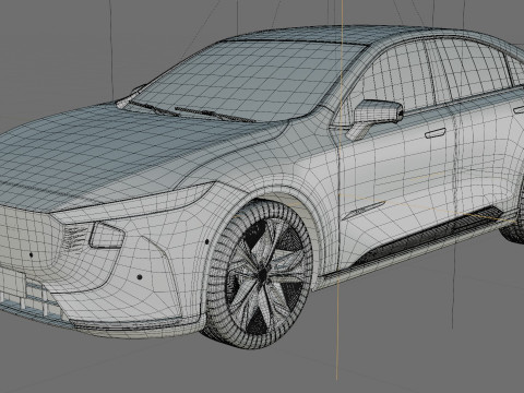 Mazda 6e EZ-6 2025 with interior Modello 3D