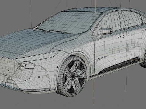 Mazda 6e EZ-6 2025 avec int&eacute;rieur Modèle 3D