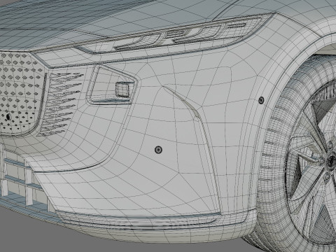Mazda 6e EZ-6 2025 with interior Modello 3D