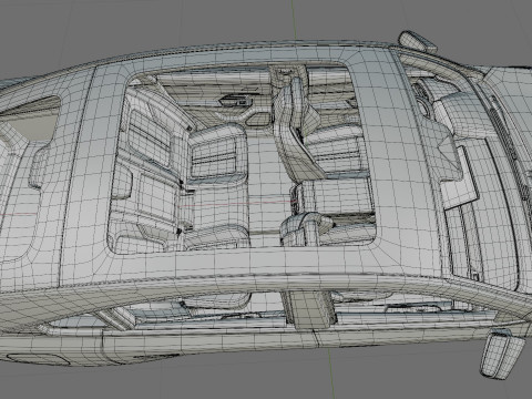 Mazda 6e EZ-6 2025 with interior Modello 3D