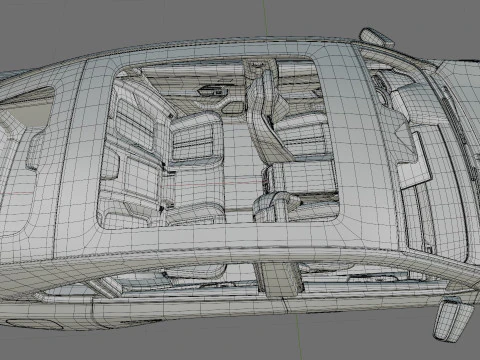 Mazda 6e EZ-6 2025 avec int&eacute;rieur Modèle 3D