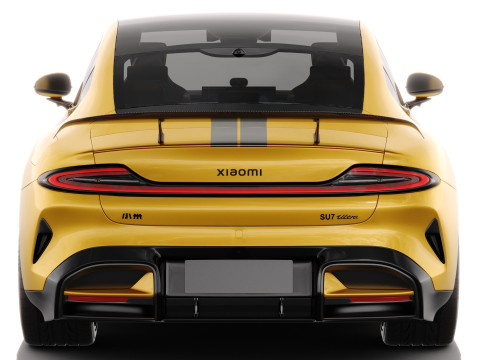 Xiaomi SU7 Ultra 2025 with interior 3D Model