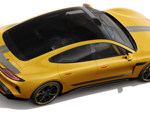 Xiaomi SU7 Ultra 2025 with interior 3D Model
