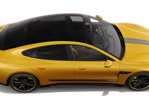 Xiaomi SU7 Ultra 2025 with interior 3D Model