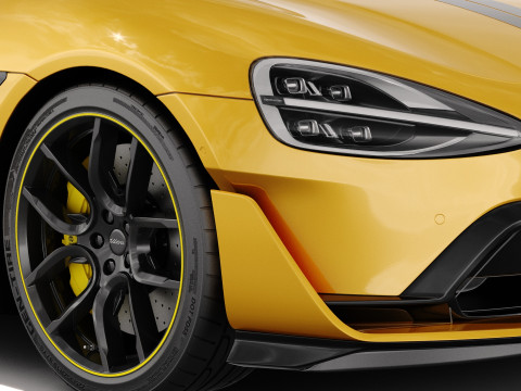 Xiaomi SU7 Ultra 2025 with interior 3D Model