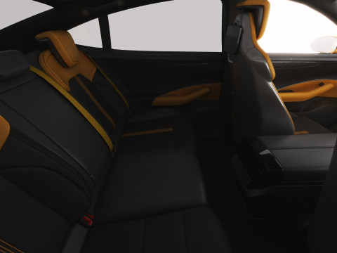 Xiaomi SU7 Ultra 2025 with interior 3D Model