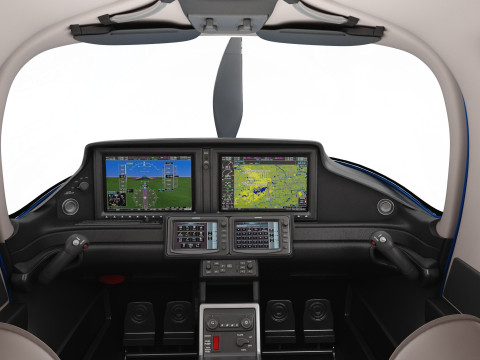 Cirrus SR22T with interior Modelo 3D