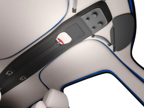 Cirrus SR22T with interior 3D Model