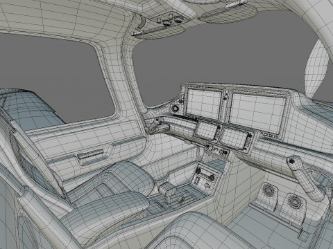 Cirrus SR22T with interior Modelo 3D