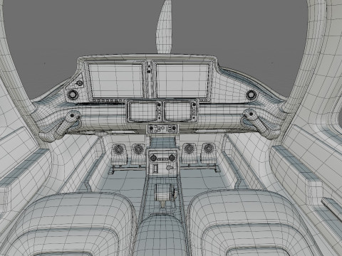 Cirrus SR22T with interior Modelo 3D