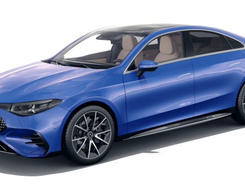 Mercedes-Benz CLA 2026 two versions 3D Model