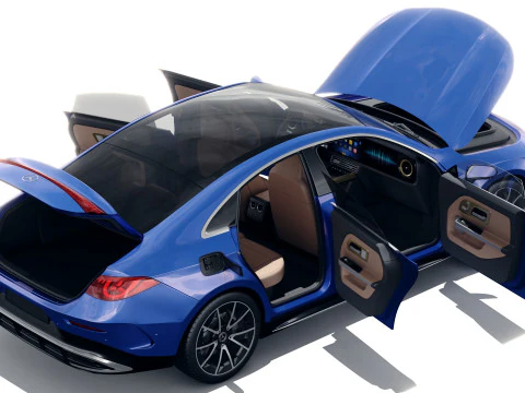 Mercedes-Benz CLA 2026 duas vers&otilde;es com interior Modelo 3D