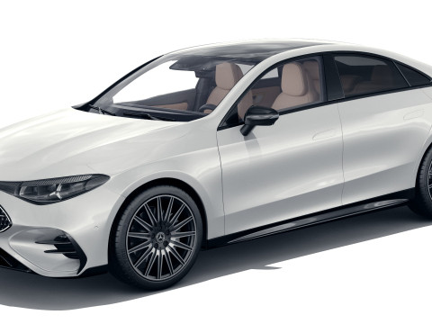 Mercedes-Benz CLA 2026 two versions 3D Model