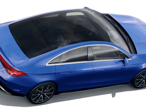 Mercedes-Benz CLA 2026 duas vers&otilde;es com interior Modelo 3D
