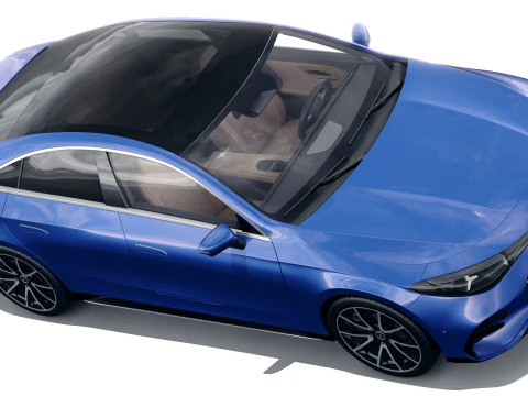 Mercedes-Benz CLA 2026 duas vers&otilde;es com interior Modelo 3D