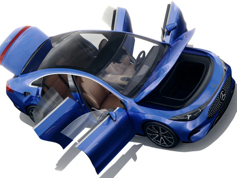 Mercedes-Benz CLA 2026 duas vers&otilde;es com interior Modelo 3D
