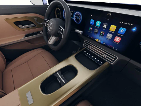 Mercedes-Benz CLA 2026 duas vers&otilde;es com interior Modelo 3D
