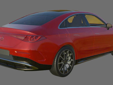 Mercedes-Benz CLA 2026 duas vers&otilde;es com interior Modelo 3D