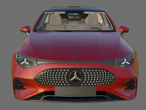 Mercedes-Benz CLA 2026 duas vers&otilde;es com interior Modelo 3D