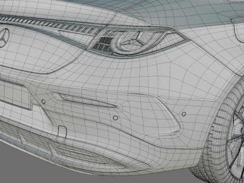 Mercedes-Benz CLA 2026 duas vers&otilde;es com interior Modelo 3D