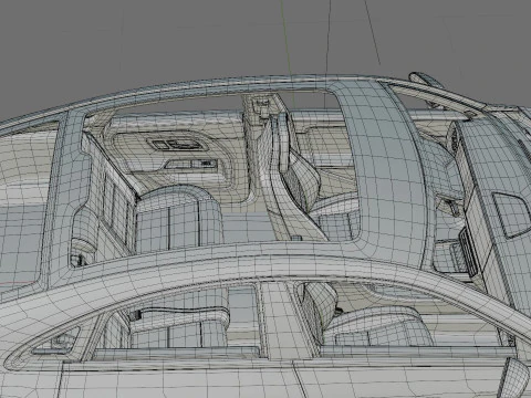 Mercedes-Benz CLA 2026 duas vers&otilde;es com interior Modelo 3D