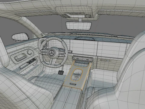 Mercedes-Benz CLA 2026 duas vers&otilde;es com interior Modelo 3D