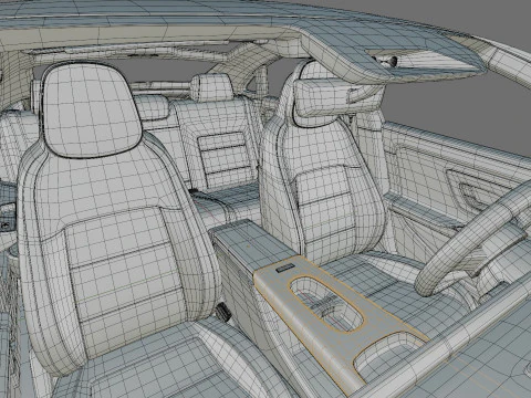 Mercedes-Benz CLA 2026 duas vers&otilde;es com interior Modelo 3D